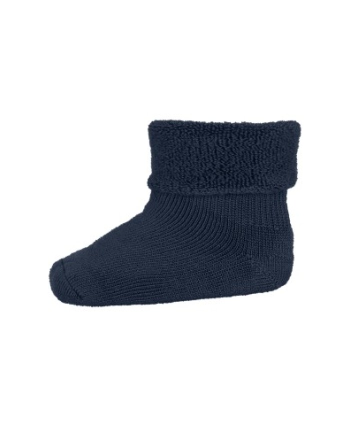 Mp.Denmark Wool/Cotton Socks Dark Denim Melange  79186-498